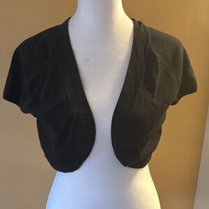 LOFT Black Knit Shrug